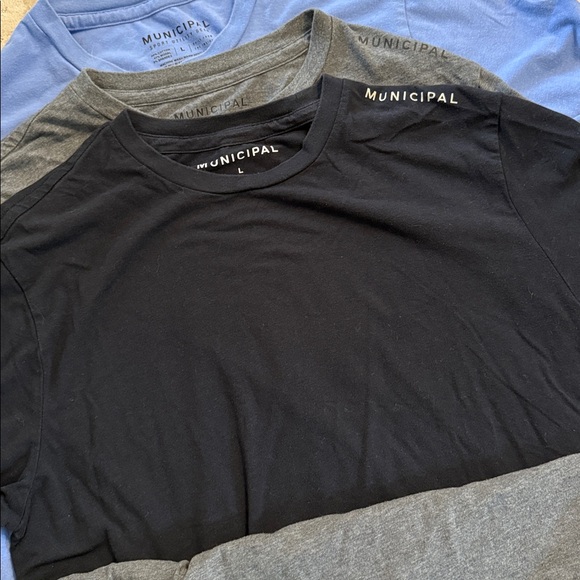 Municipal cotton/modal performance tees- Mens Large (x6) - Picture 7 of 9